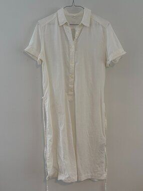 Muji Linen Shirt Dress